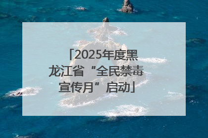 2025年度黑龙江省“全民禁毒宣传月”启动