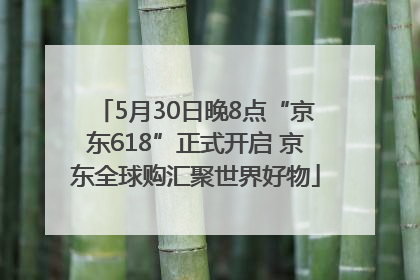 5月30日晚8点“京东618”正式开启 京东全球购汇聚世界好物